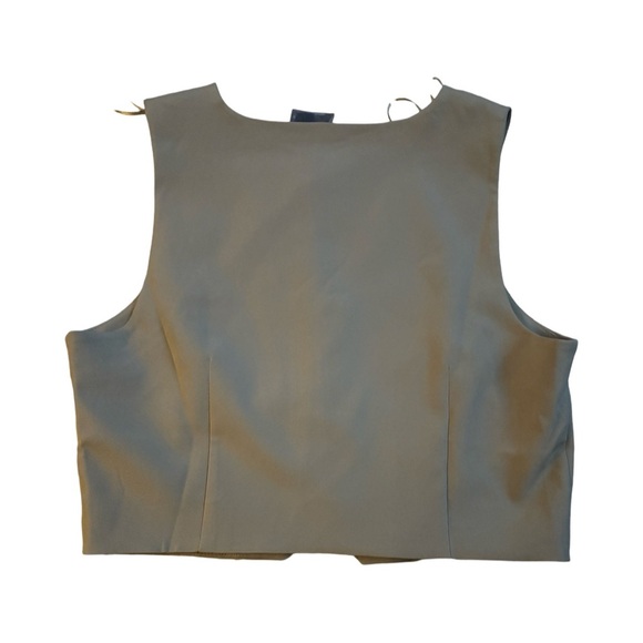 Love Tree Tan Buttoned Vest size small new with tags - Picture 5 of 12